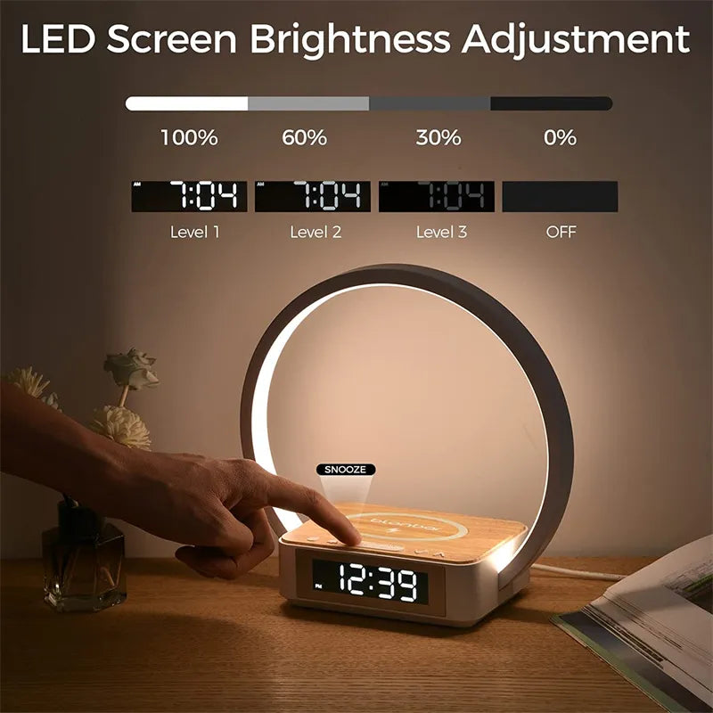 3 in 1 Wireless Charging Touch Desk Lamp